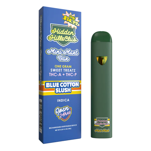 HIDDEN HILLS MINI MART BAR THC-A + THC-P 1 GRAM DISPOSABLE