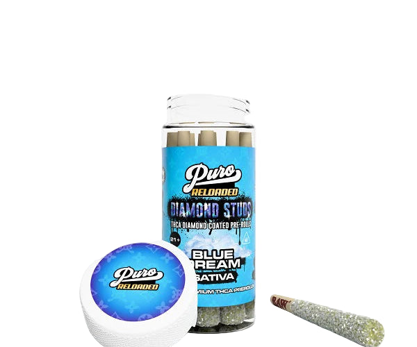 THCA ダイヤモンド2G PURO RELOADED DIAMOND STUDS THCA DIAMOND COATED PRE-ROLLS