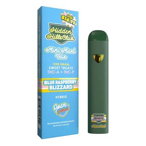 HIDDEN HILLS MINI MART BAR THC-A + THC-P 1 GRAM DISPOSABLE