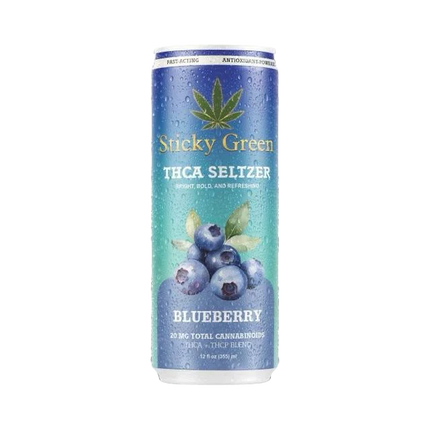 STICKY GREEN  THCA SELTZER 20MG (THCA THCP BLEND) (4 PACK)
