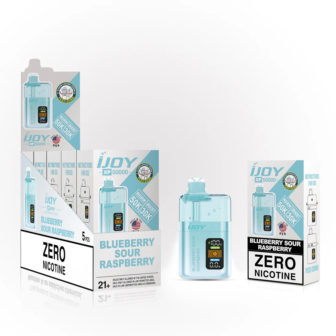IJOY XP50K ZERO NICOTIE (5CT DISPLAY)