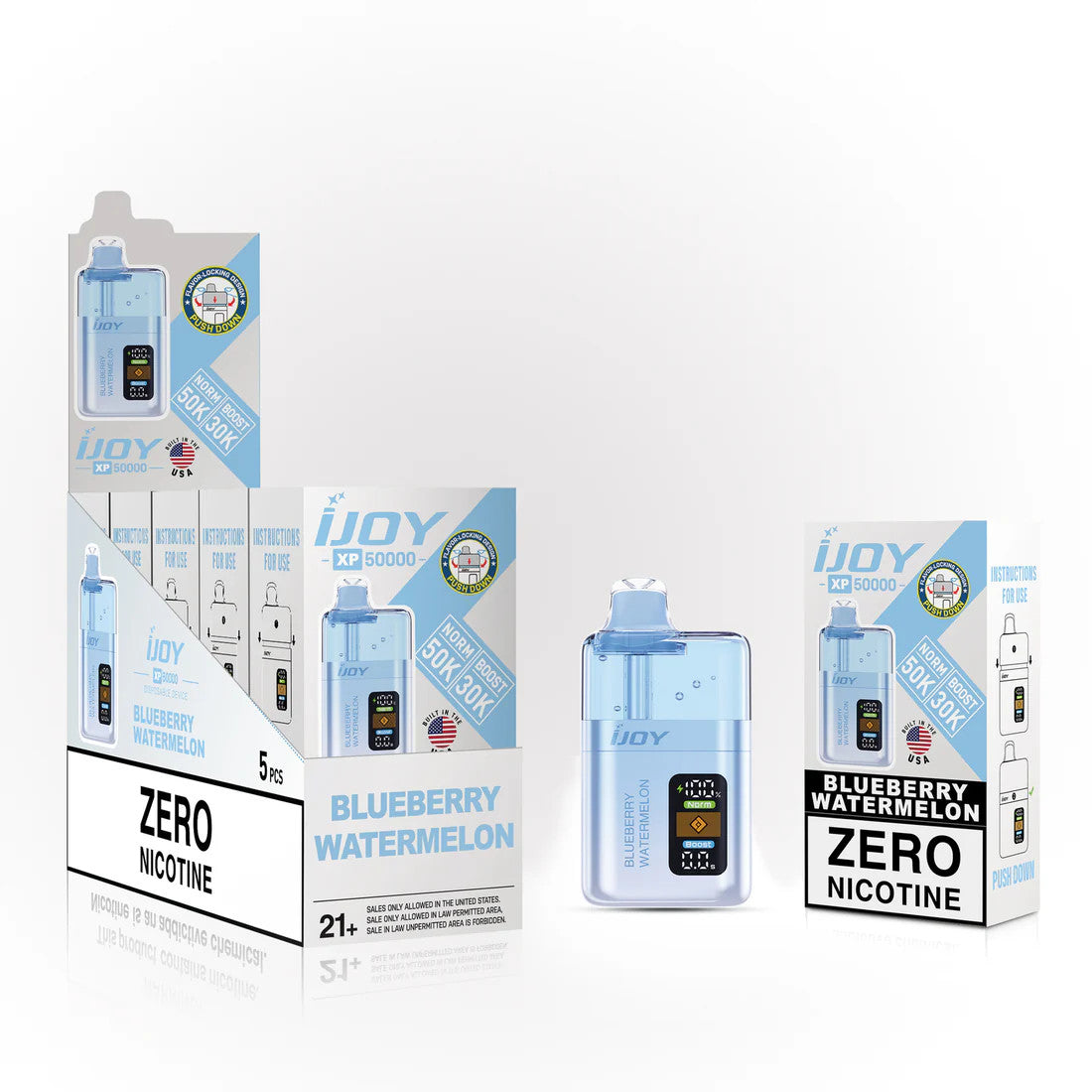 IJOY XP50K ZERO NICOTIE (5CT DISPLAY)