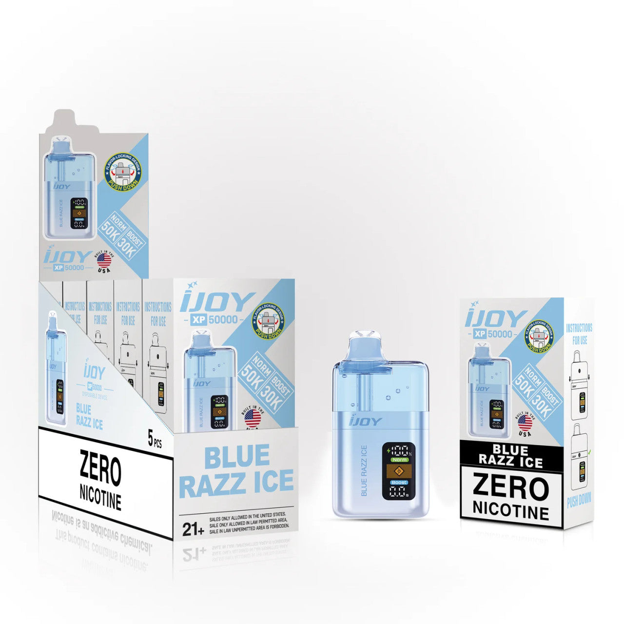 IJOY XP50K ZERO NICOTIE (5CT DISPLAY)