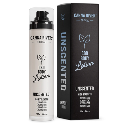 CANNA RIVER CBD BODY LOTION BROAD SPECTRUM 5000MG BOTTLE