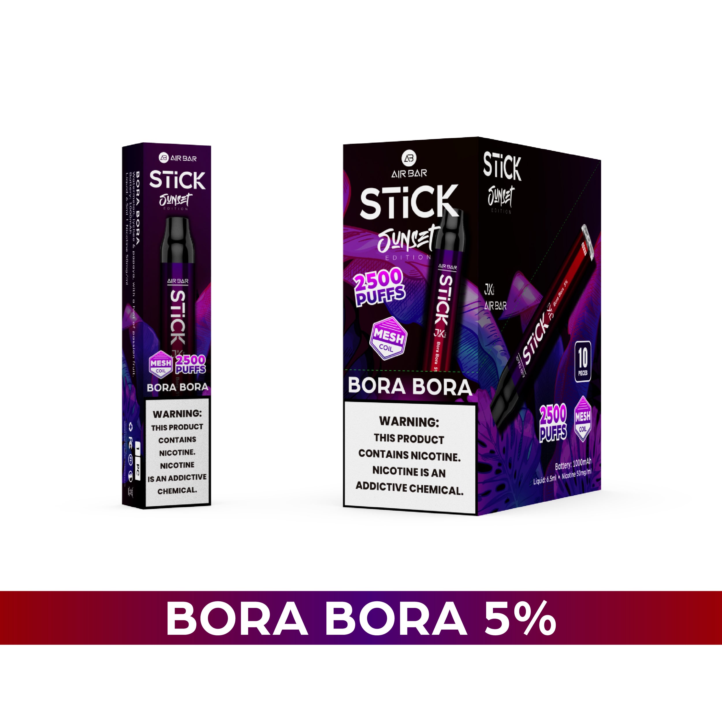 AIR BAR STICK 2500 PUFFS