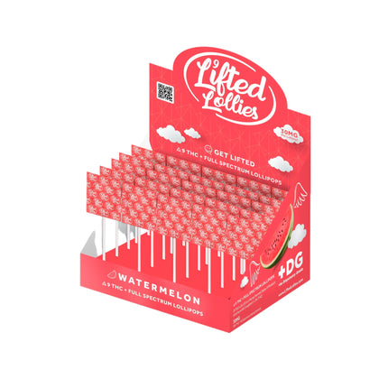 LIFTED LOLLIES D9 THC FULL SPECTRUM LOLLIPOPS (25CT DISPLAY)