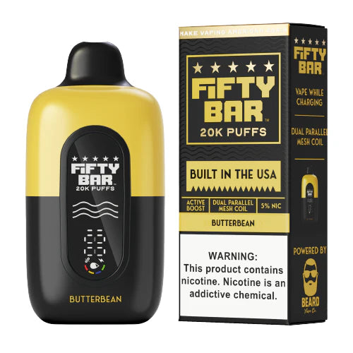 FIFTY BAR V2 20K PUFFS DISPOSABLE (5CT DISPLAY)