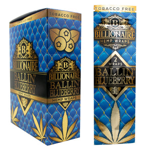 BILLIONAIRE HEMP WRAP 2PK 25CT/BOX