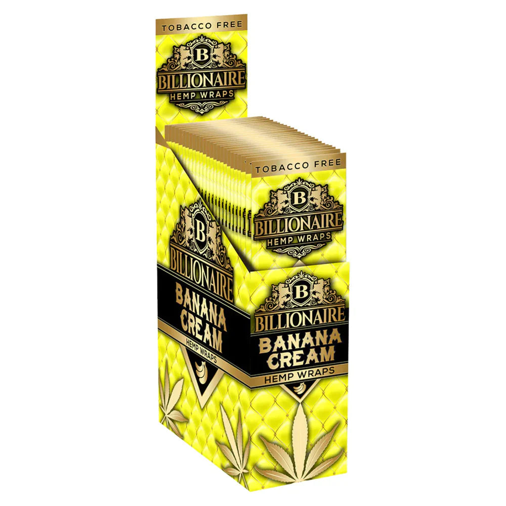 BILLIONAIRE HEMP WRAP 2PK 25CT/BOX