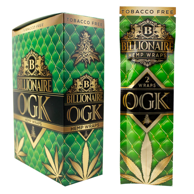 BILLIONAIRE HEMP WRAP 2PK 25CT/BOX