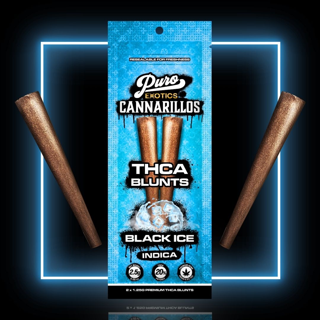 PURO EXOTICS CANNARILLOS THC-A BLUNTS 2 X 1.25G / PACK