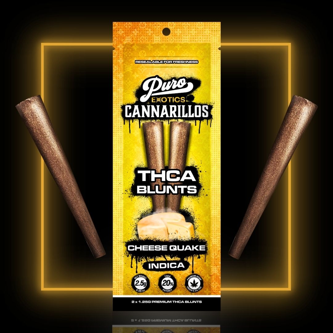 PURO EXOTICS CANNARILLOS THC-A BLUNTS 2 X 1.25G / PACK