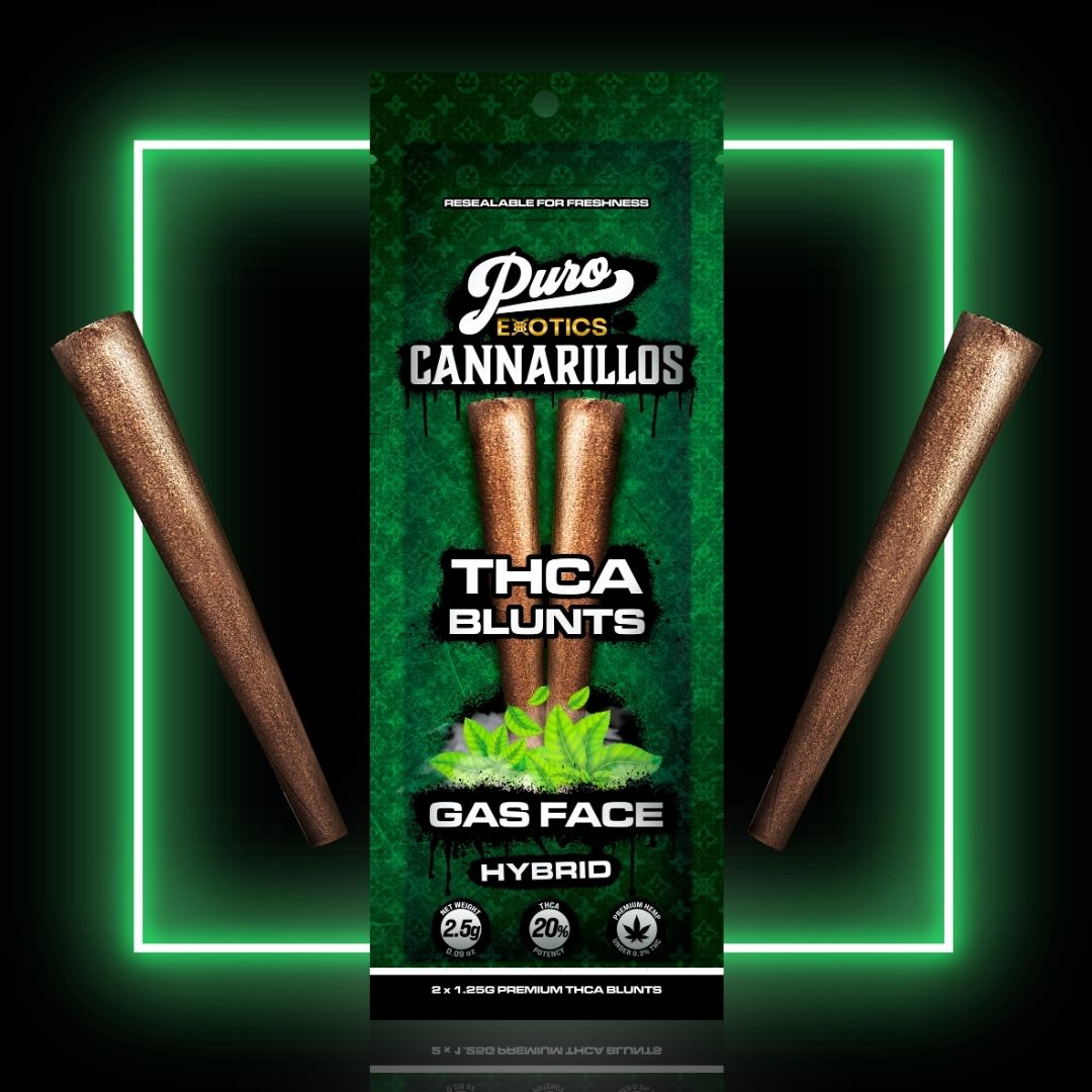PURO EXOTICS CANNARILLOS THC-A BLUNTS 2 X 1.25G / PACK
