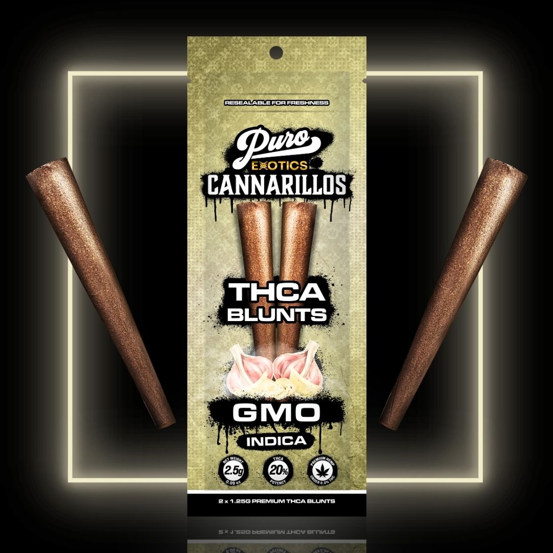 PURO EXOTICS CANNARILLOS THC-A BLUNTS 2 X 1.25G / PACK