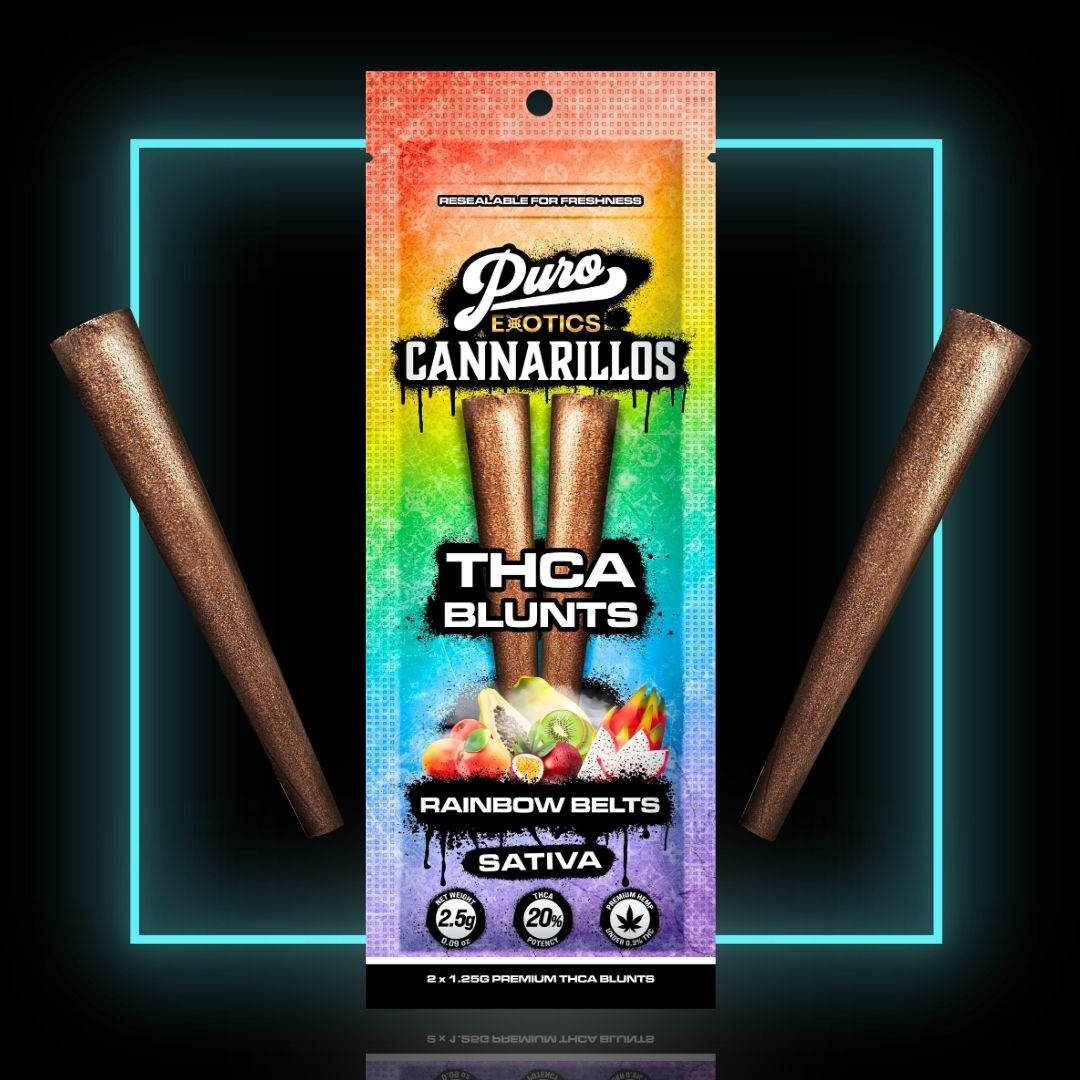 PURO EXOTICS CANNARILLOS THC-A BLUNTS 2 X 1.25G / PACK