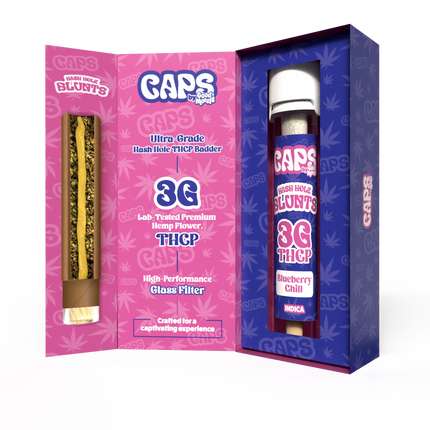 CAPS 3G THC-P HASH HOLE BLUNTS
