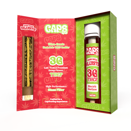 CAPS 3G THC-P HASH HOLE BLUNTS