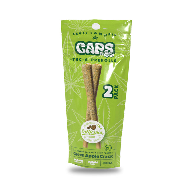 CAPS THC-A PRE ROLLS (2PC/PACK) 1 GRAM EACH
