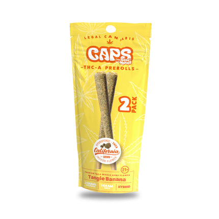 CAPS THC-A PRE ROLLS (2PC/PACK) 1 GRAM EACH