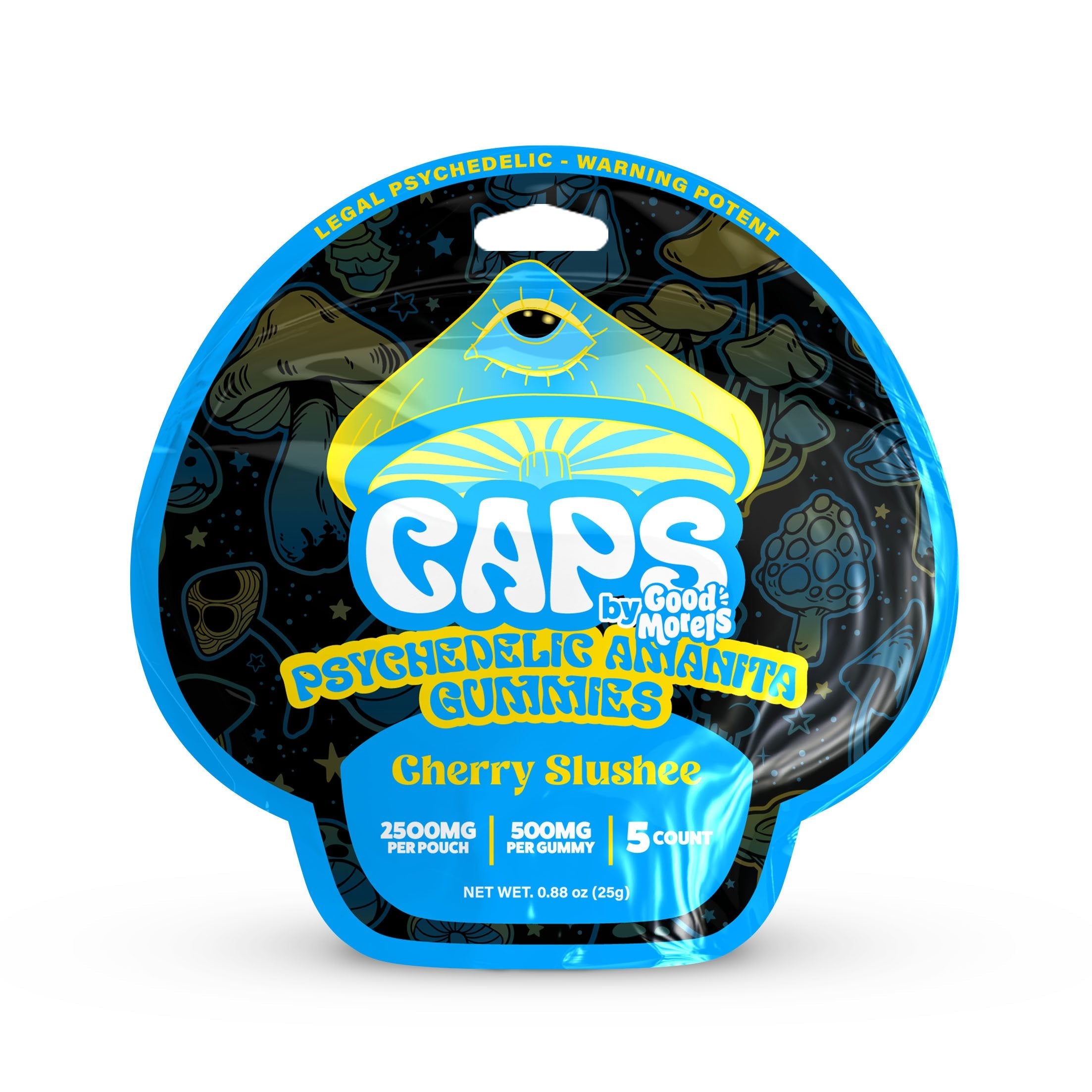 CAPS AMANITA MUSHROOM GUMMIES 5000MG BAG CHERRY SLUSHEE 749355086795