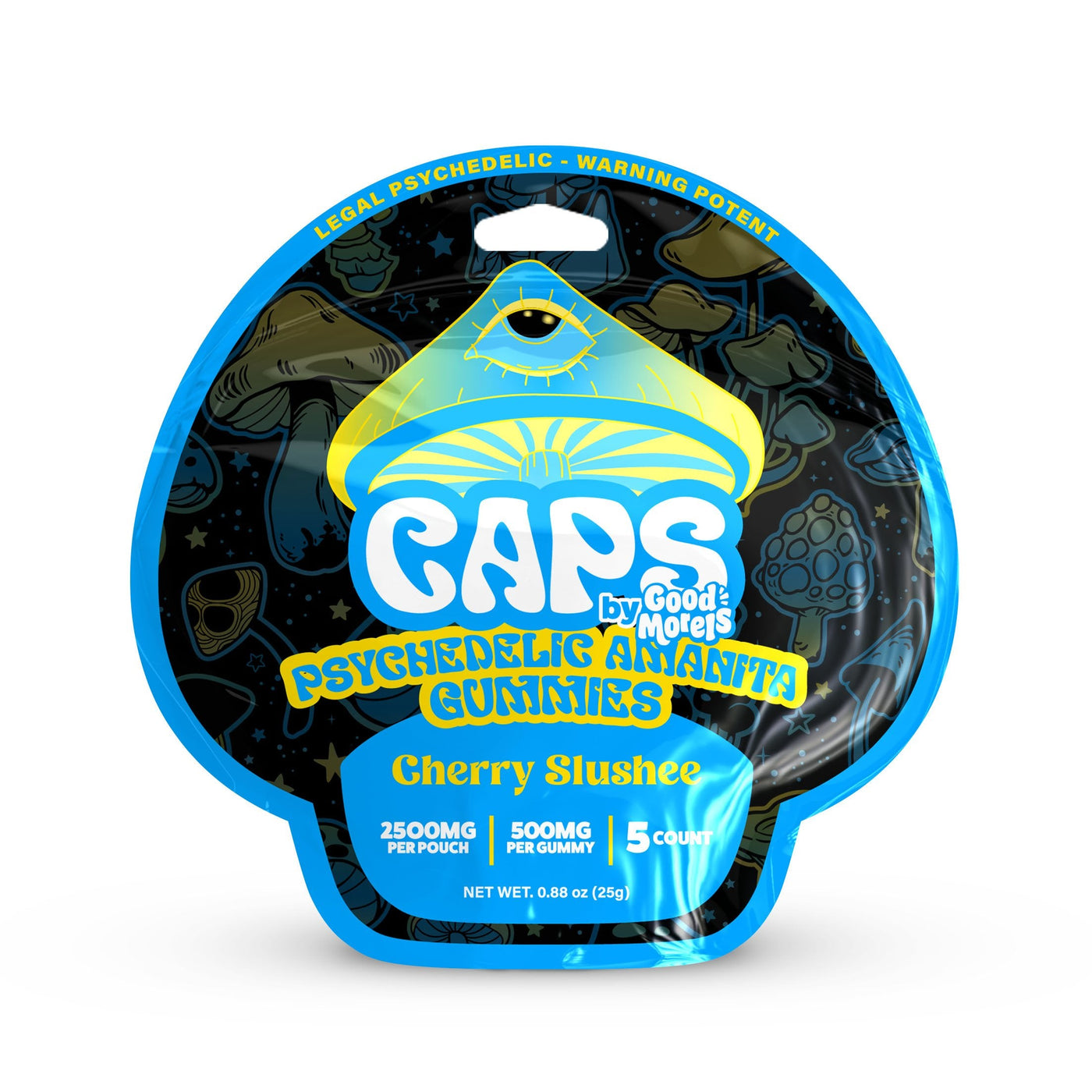 CAPS AMANITA MUSHROOM GUMMIES 5000MG BAG CHERRY SLUSHEE 749355086795