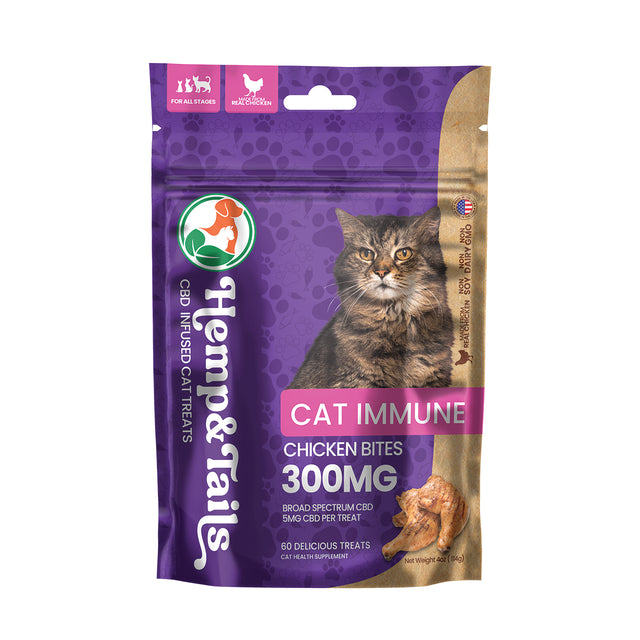 HEMP & TAILS CBD INFUSED PET TREATS BY AGFN 300MG BAG (60 DELICIOUS TREATS)