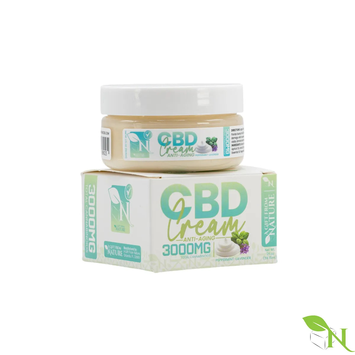 AGFN ANTI AGING 3000MG CBD CREAM