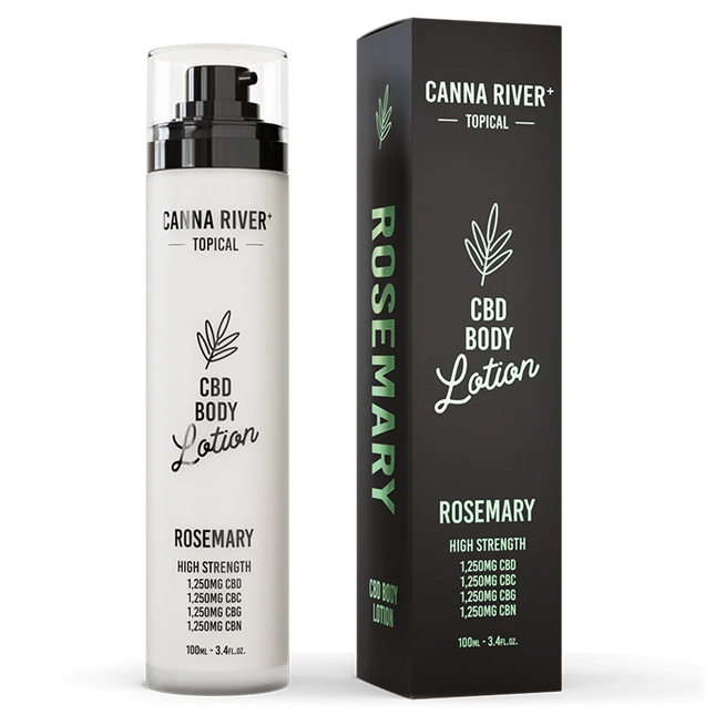 CANNA RIVER CBD BODY LOTION BROAD SPECTRUM 5000MG BOTTLE
