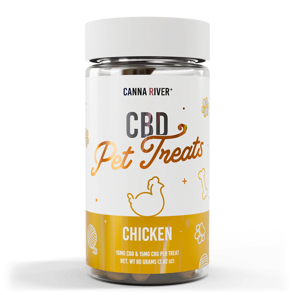 CANNA RIVER CBD PET TREATS 900MG JAR