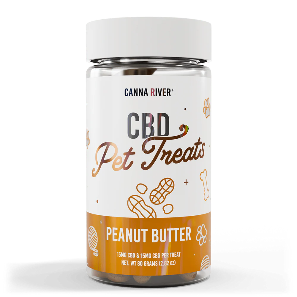 CANNA RIVER CBD PET TREATS 900MG JAR