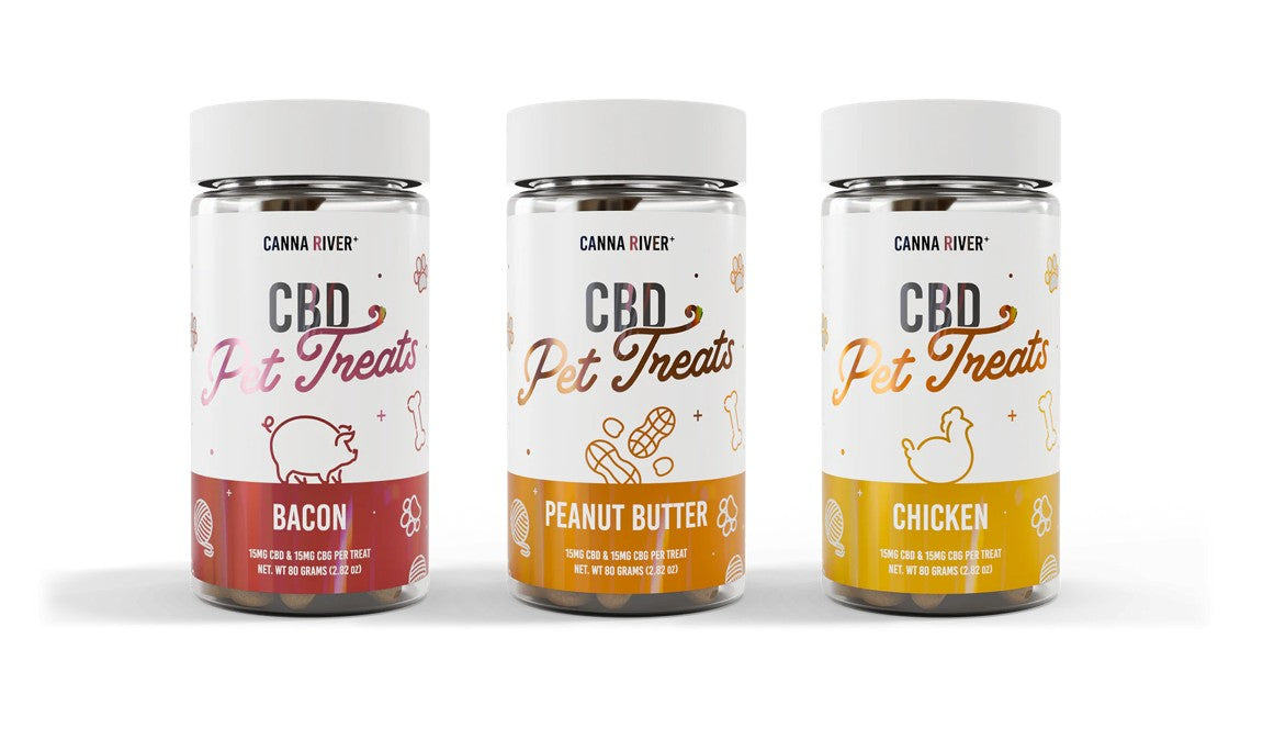 CANNA RIVER CBD PET TREATS 900MG JAR