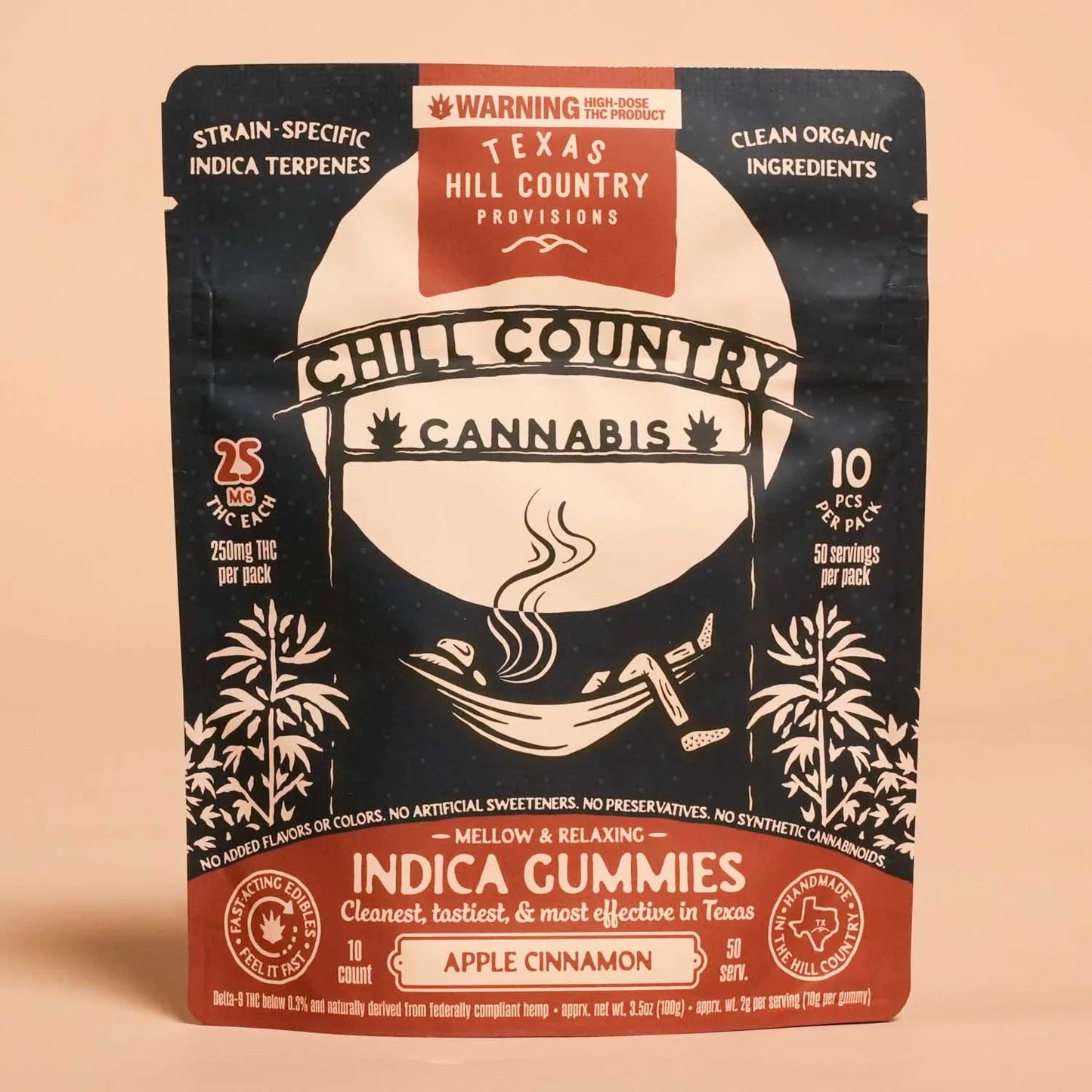 CHILL COUNTRY CANNABIS 25MG D9 THC PER GUMMY (20CT DISPLAY)