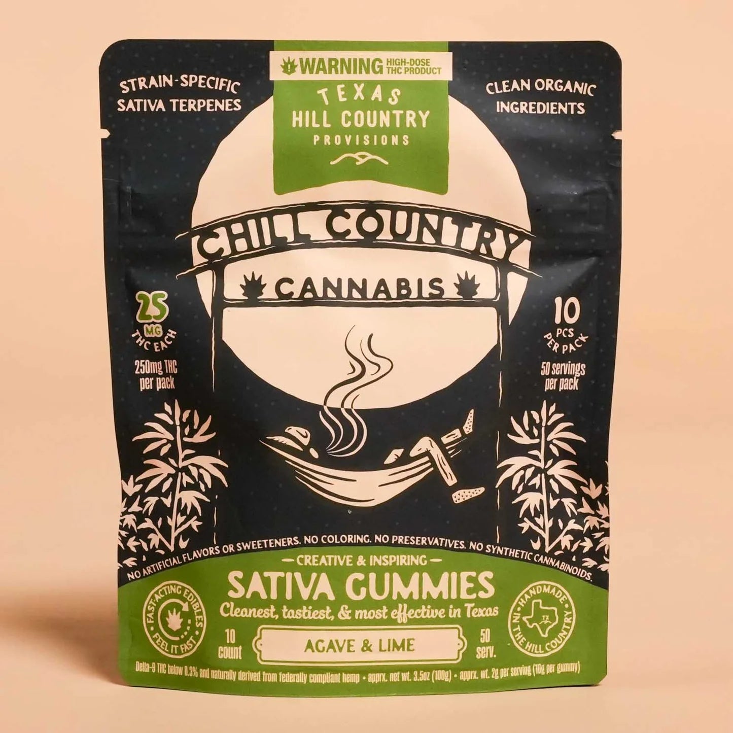 CHILL COUNTRY CANNABIS 25MG D9 THC PER GUMMY (20CT DISPLAY)