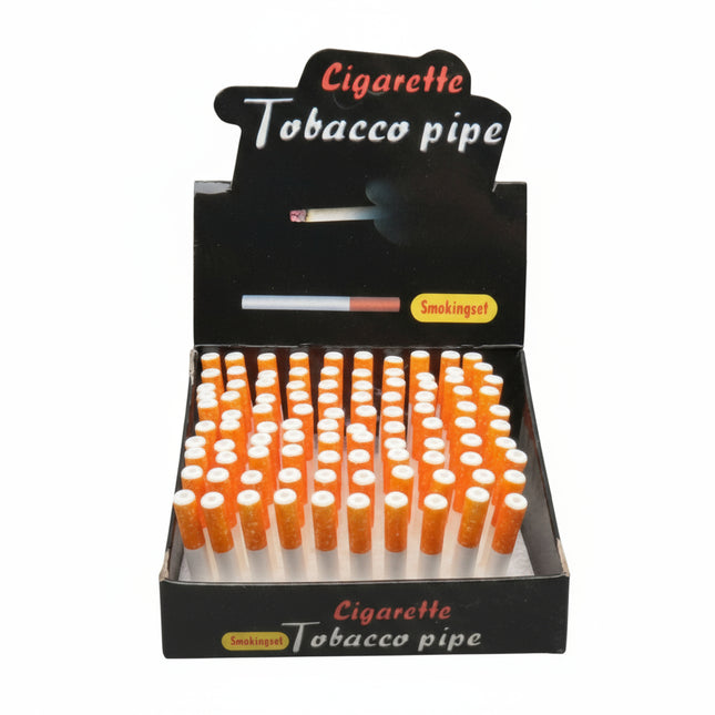 CERAMIC CIGARETTE ONE HITTER 56MM (100CT)