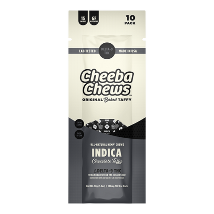 CHEEBA CHEWS DELTA-9 THC INFUSED TAFFY 100MG PER BAG (10MG PER PIECE)