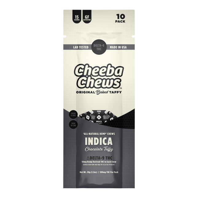 CHEEBA CHEWS DELTA-9 THC INFUSED TAFFY 100MG PER BAG (10MG PER PIECE)