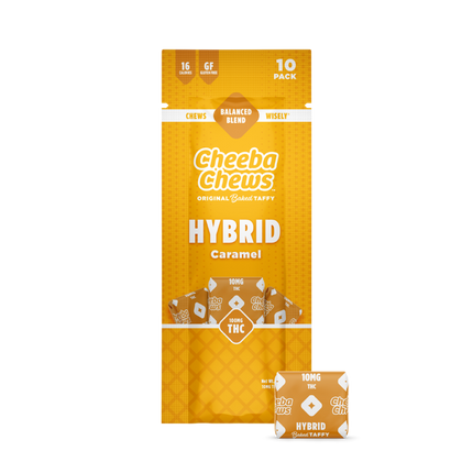 CHEEBA CHEWS DELTA-9 THC INFUSED TAFFY 100MG PER BAG (10MG PER PIECE)