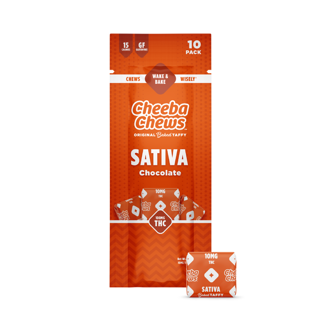 CHEEBA CHEWS DELTA-9 THC INFUSED TAFFY 100MG PER BAG (10MG PER PIECE)