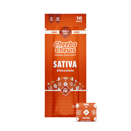 CHEEBA CHEWS DELTA-9 THC INFUSED TAFFY 100MG PER BAG (10MG PER PIECE)
