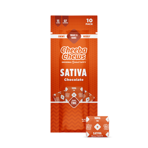 CHEEBA CHEWS DELTA-9 THC INFUSED TAFFY 100MG PER BAG (10MG PER PIECE)