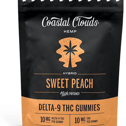 COASTAL CLOUDS HEMP DELTA-9 THC GUMMIES (10MG D9 + 10MG CBG) 200MG BAG