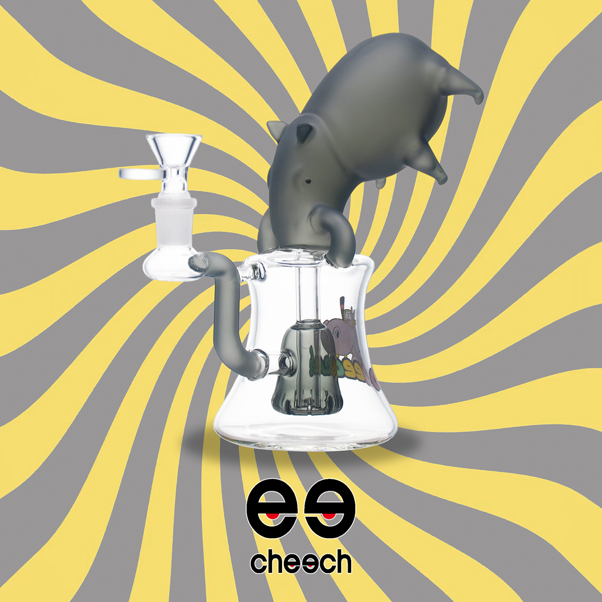 CHEECH 7.5in "CAPYBARA DIVING IN FOR BIG RIPS" (CH-303)