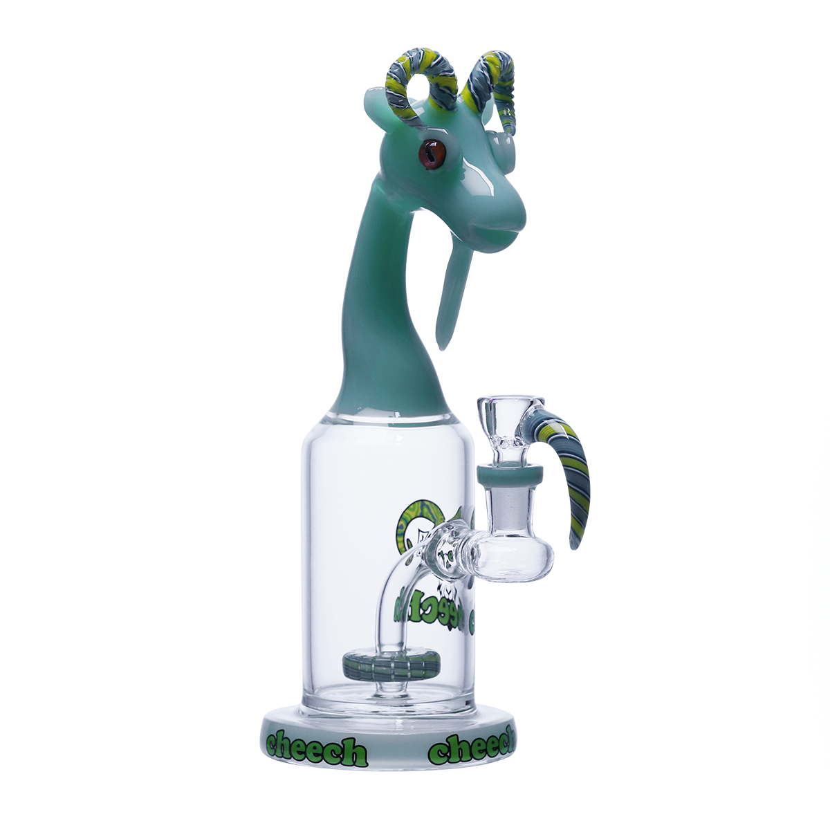 CHEECH 10in "CHEEKY TRIPPY GOAT PIECE" (CH-315) (D JGR)