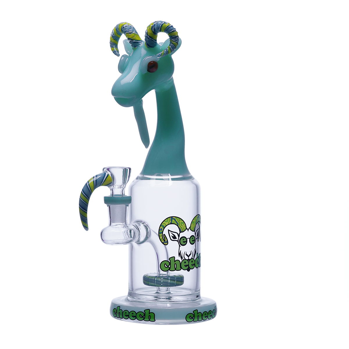 CHEECH 10in "CHEEKY TRIPPY GOAT PIECE" (CH-315) (D JGR)