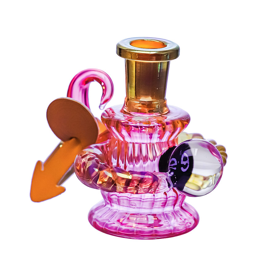 CHEECH 3in "STYLISH, FUNCTIONAL, GOLD FUMED, FILTERING" ASH CATCHER | (CH-ASH-022)