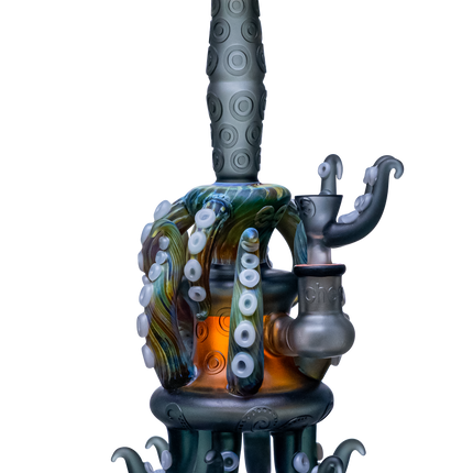 CHEECH GLASS 13" WATER PIPE "YOU CAN NEVER HAVE TOO MANY TENTACLES"