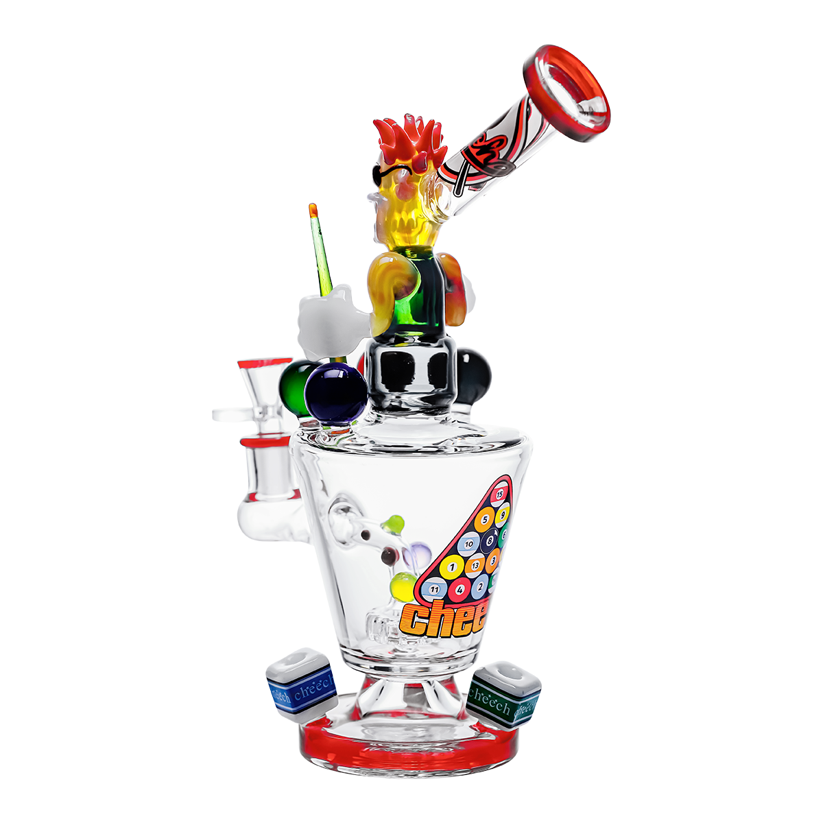 CHEECH PINBALL PUFF BLAZE BUDDY WATER PIPE (CHE-366)
