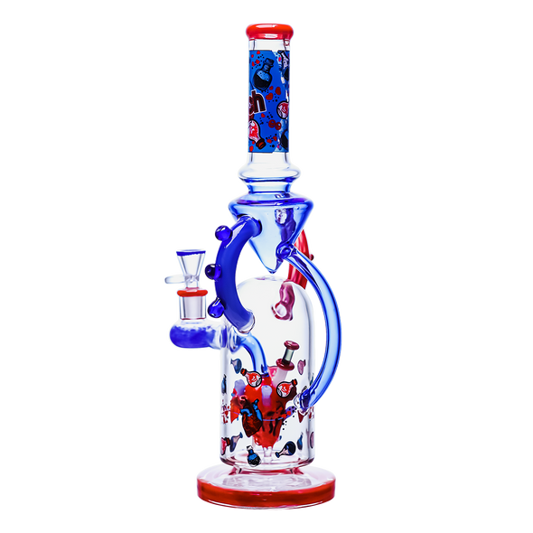 CHEECH 14in "HEART SURGEON'S WEEKEND RELAXATION KIT" WATER PIPE