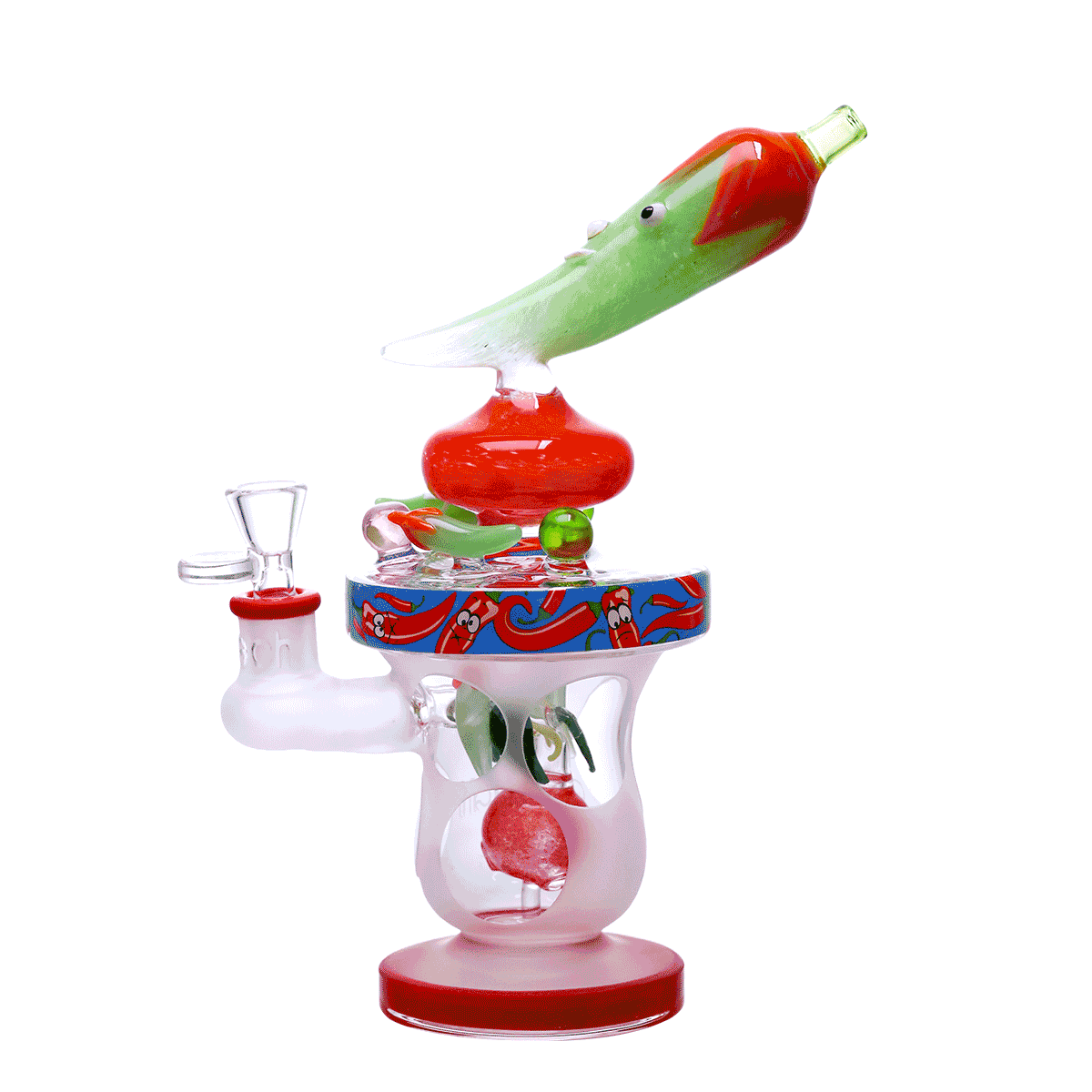 CHEECH 10in "SPICY RIG FOR FIERY HITS" WATER PIPE
