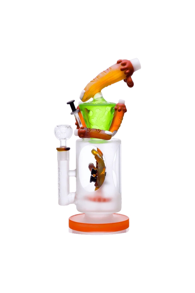 CHEECH 12.5in "ZOMBIE HAND'S SMOKE BREAK" WATER PIPE (CHE-392)